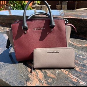 Michael Kors Cross Body Bag & Wallet